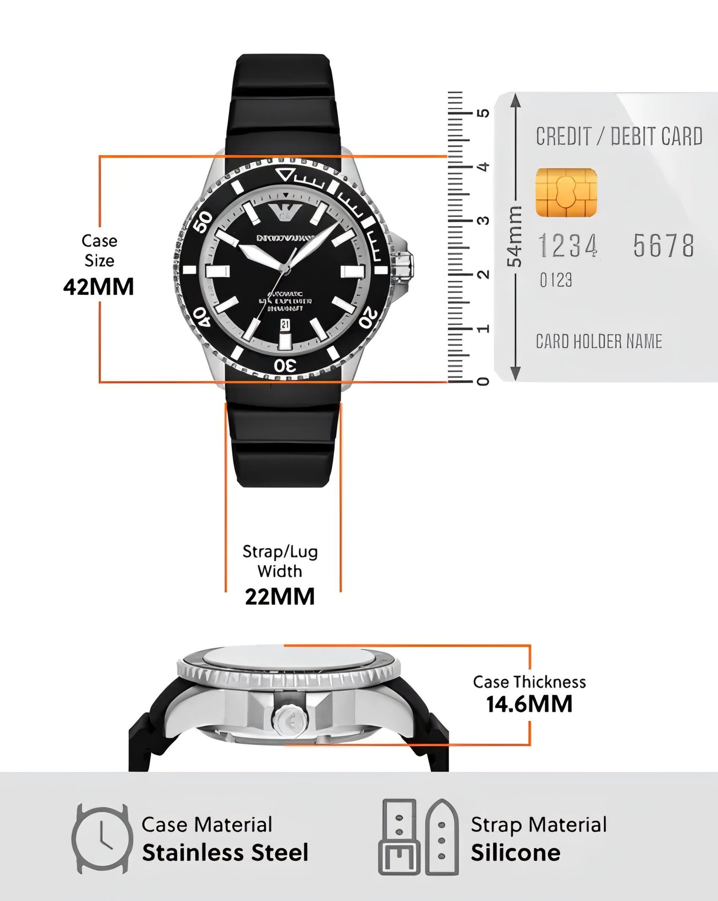 Emporio Armani Men Analogue Watch