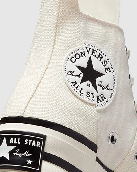 Converse Men Round-Toe Lace-Up Sneakers - Beige