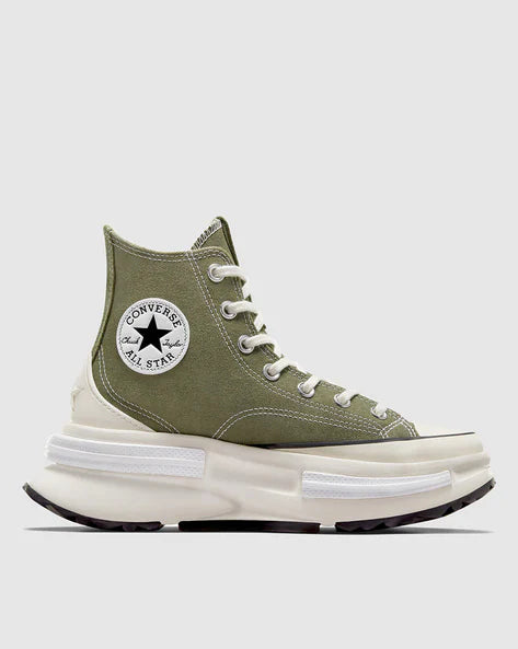 Converse Men Round-Toe Lace-Up Sneakers - Olive