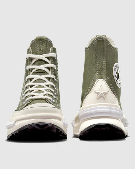 Converse Men Round-Toe Lace-Up Sneakers - Olive