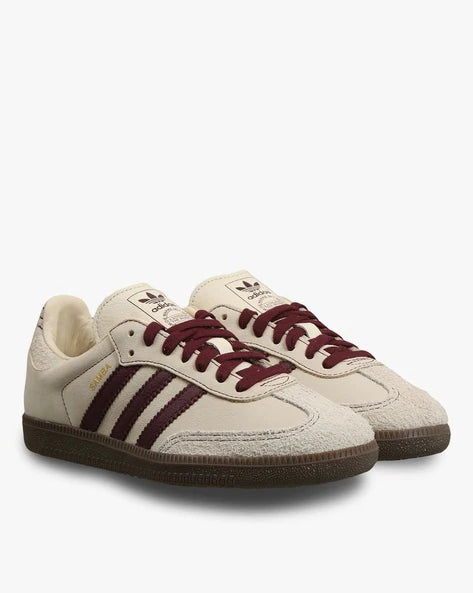 Originals Unisex Samba OG Lace-Up Shoes - Brown