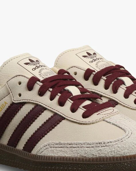 Originals Unisex Samba OG Lace-Up Shoes - Brown